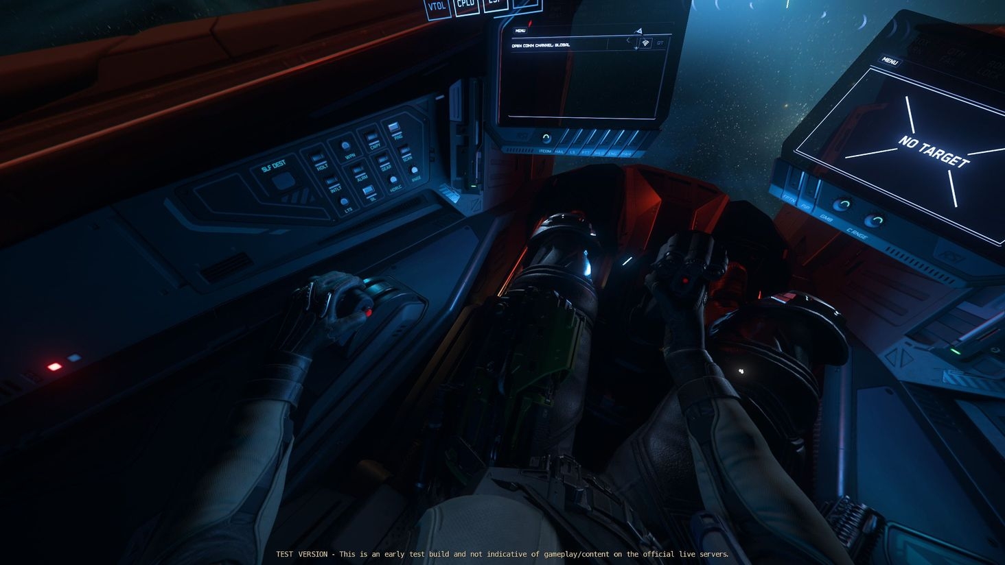 I do wish it used some of this extra console space for some extra MFDs...