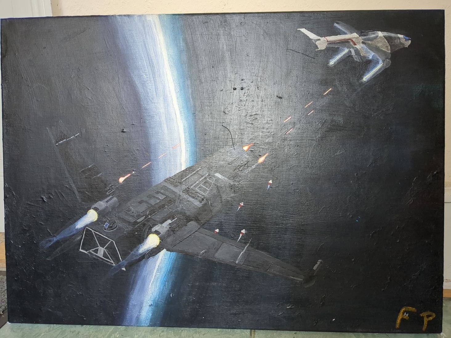 Oil painting of a bold Drake Corsair! – Community Hub