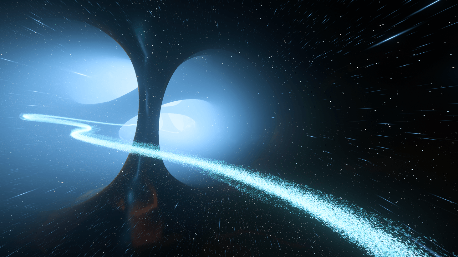 Follow the yel...blue road?
