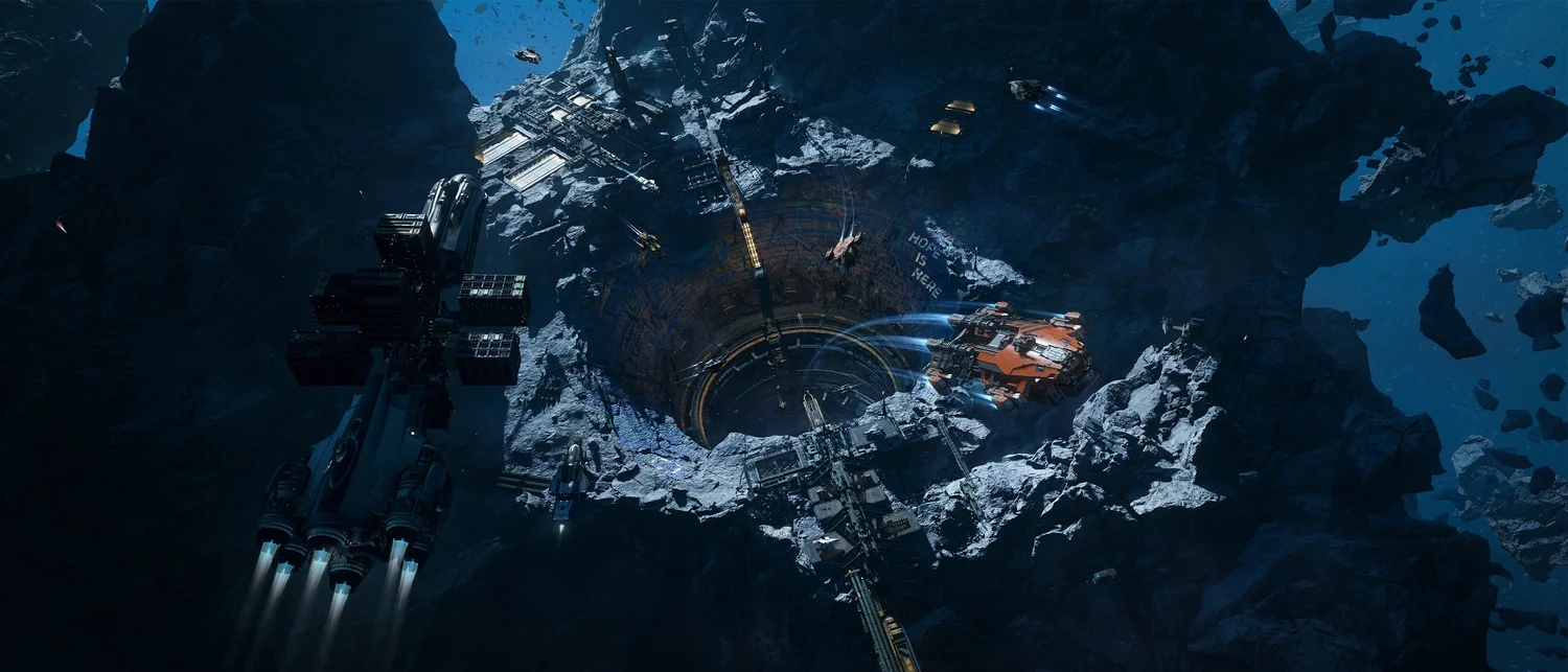 Official artwork showing ships gathering around Levski’s landing area