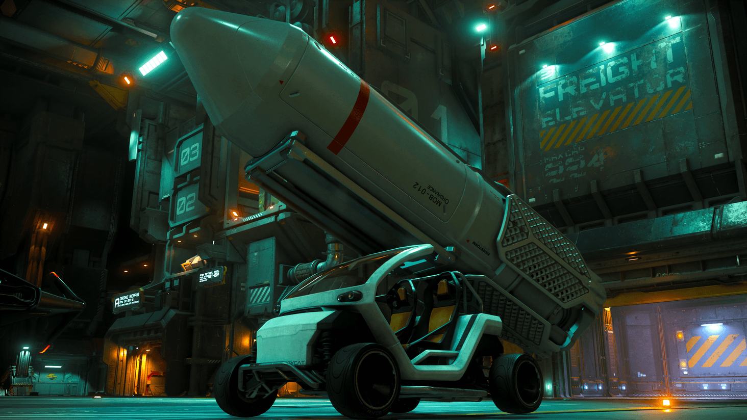 The Portable Tactical Nuke inside of Everus Harbor before it's first operational mission on Hurston
(Screenshot made by @Draal_Iskaldur)