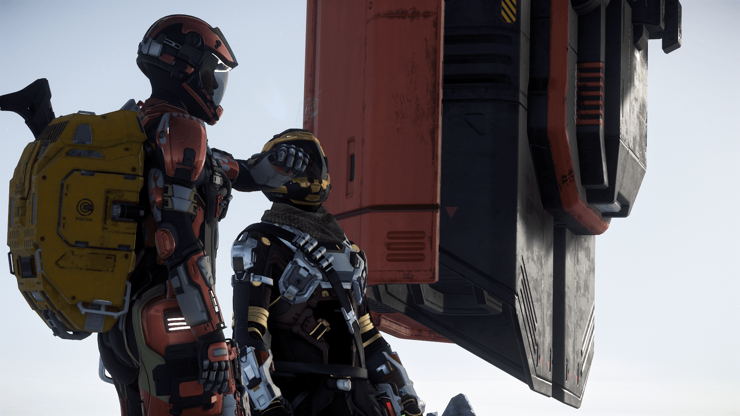 Briefing the new guy on what all is about to happen.