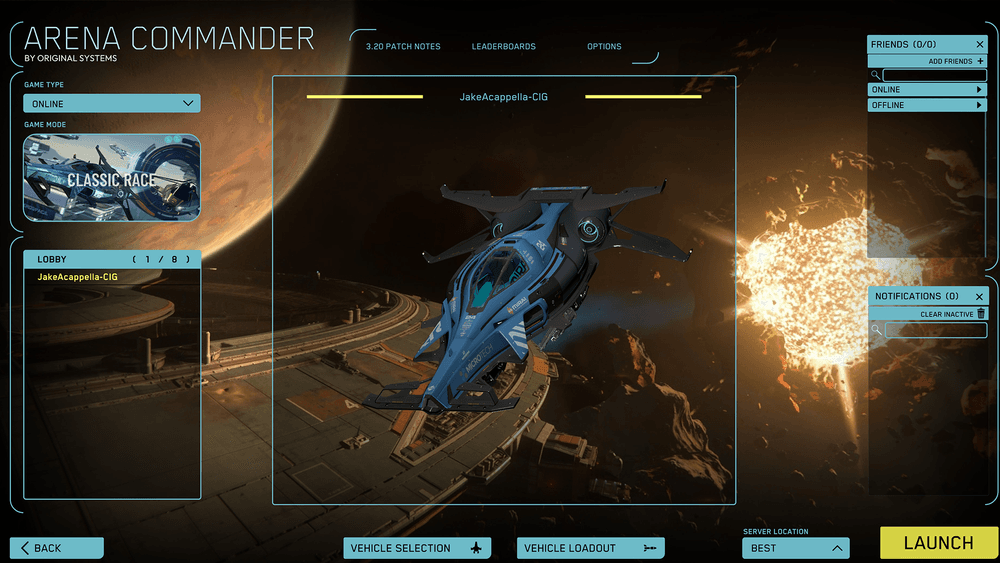Star Citizen's Alpha 3.20 Update Introduces New Content and Improvements