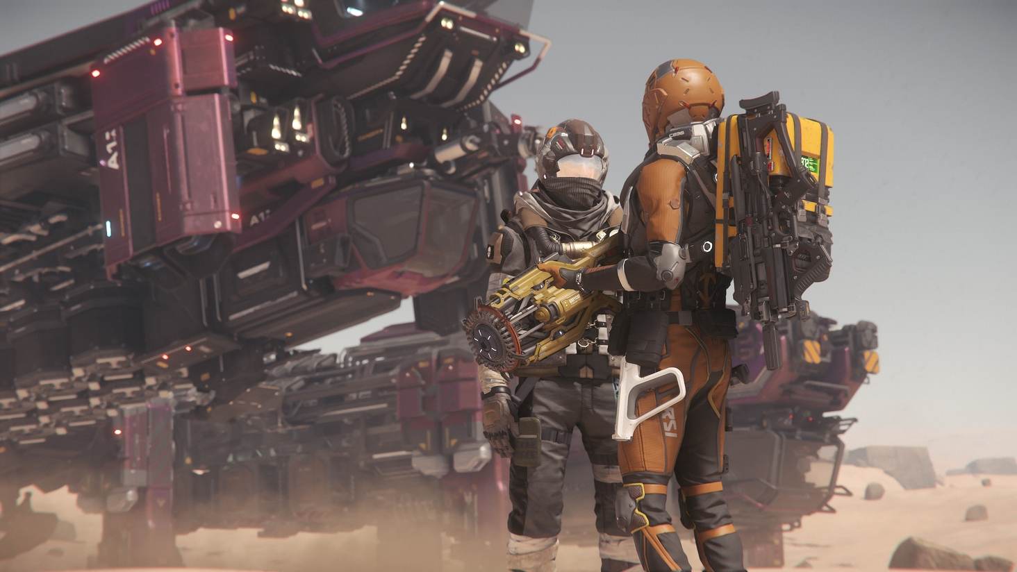 Shockbreaker and his iconic Stitchers suit. 