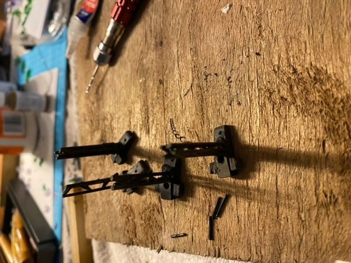 Artistic license and left over sprues from the ship build. Also what ever I had lying around the shed to start the scratch built lights.