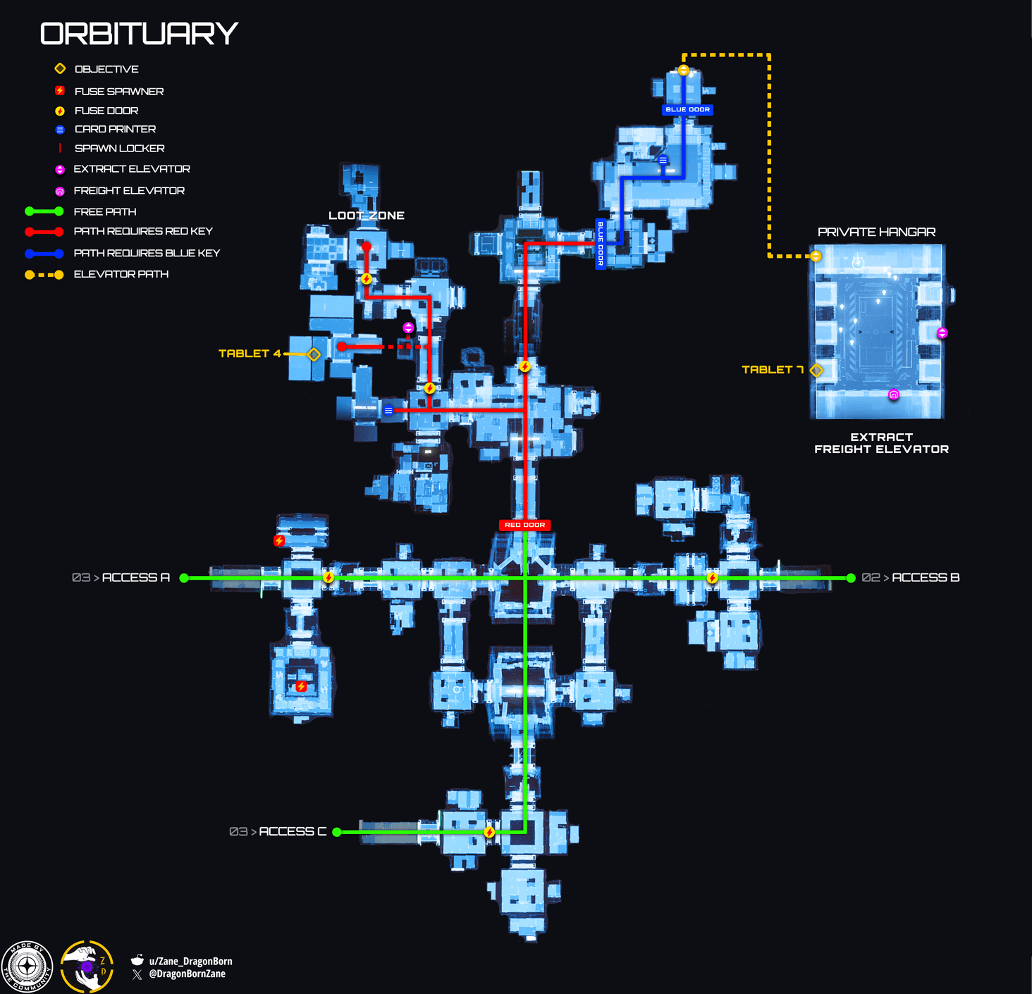 Orbituary Station Map