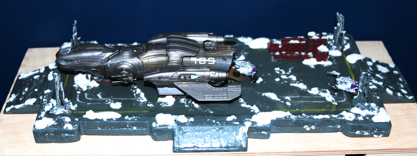 Placed images of completed ship In DRJF's discord and was urged to do a diorama. This is the result.